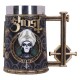 Jarra Ghost Gold Meliora de Nemesis Now con diseño dorado y negro