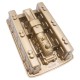 Molde para pasteles Hogwarts Express en aluminio dorado