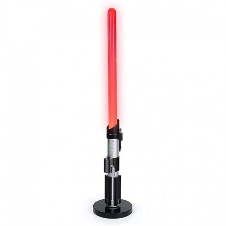 Lampe de table Sabre Laser rouge Dark Vador 59,6 cm