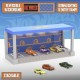 Vitrina expositor Hot Wheels con luz y coches miniatura
