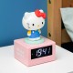 Reloj despertador Hello Kitty con luz de noche