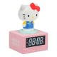 Reloj despertador Hello Kitty con luz de noche