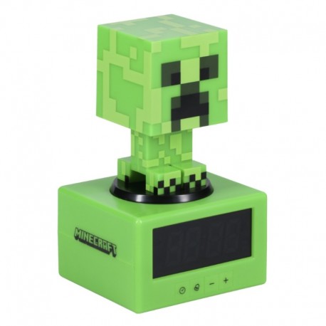 Reloj despertador Creeper de Minecraft 16 cm