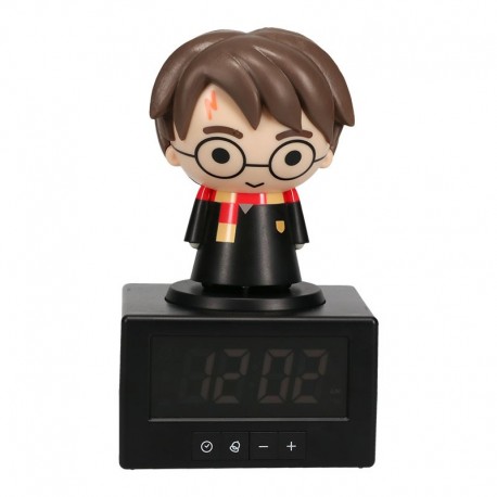 Reloj despertador Harry Potter de 16 cm con luz nocturna