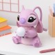 Lámpara rosa Disney Angel con bombilla iluminada