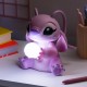 Lámpara rosa Disney Angel con bombilla iluminada