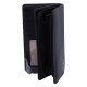 Monedero negro de Metallica con logo en relieve
