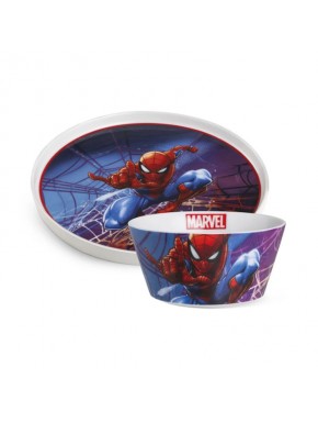 Set de plato y bowl de Spider-Man de Marvel