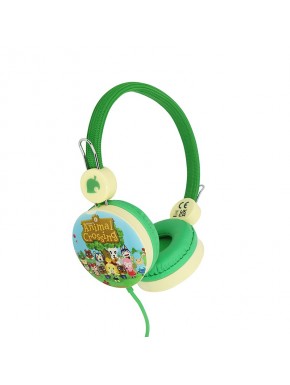 Auriculares Kids CORE Animal Crossing verdes para niños