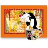 Ensemble Tasse et Set de table Sylvestre et Titi 45x30 cm et 430 ml