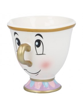 Taza 3D de Chip de La Bella y la Bestia 190 ml en caja