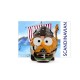 Figurine de collection Goofi Scandinave avec casque viking