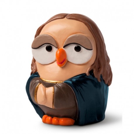 Figura coleccionable Goofi Gioconda en estilo caricaturesco