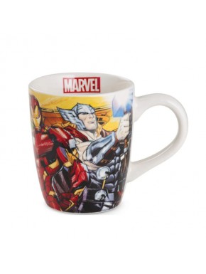 Taza de cerámica Marvel Avengers con Iron Man y Thor