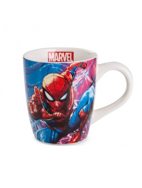 Taza de cerámica Spider-Man con imagen y logo Marvel