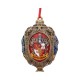 Adorno colgante con escudos de Gryffindor, Slytherin, Hufflepuff y Ravenclaw