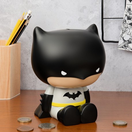 Hucha con forma de Batman, licencia oficial Paladone