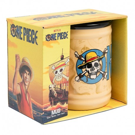 Chope beige One Piece avec logo Pirates du Chapeau de Paille