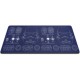 Alfombrilla azul de Star Wars con casco Stormtrooper y TIE Fighter