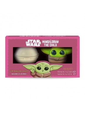 Duo de bálsamos para labios The Mandalorian con diseño de Baby Yoda y cápsula