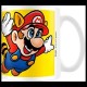 Taza de cerámica Super Mario Bros 3 con diseño de evolución.
