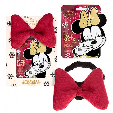 Set de mascarilla facial y cinta de Minnie Mouse