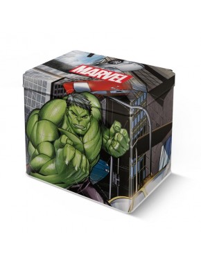 Taza apilable de Hulk con imagen y caja decorativa de Marvel