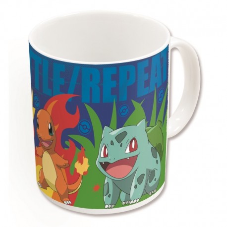 Taza térmica Pokémon con personajes icónicos