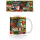 Mug petit-déjeuner avec couvertures de comics Marvel