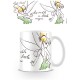 Taza desayuno Disney Campanilla con frase mágica