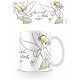 Taza desayuno Disney Campanilla con frase mágica