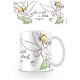 Taza desayuno Disney Campanilla con frase mágica