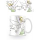 Taza desayuno Disney Campanilla con frase mágica