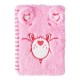 Cuaderno esponjoso rosa de Osos Amorosos