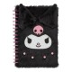 Cuaderno esponjoso negro de Kuromi con licencia oficial