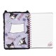 Cuaderno esponjoso negro de Kuromi con licencia oficial
