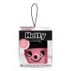 Peluche Hetty limpiador de pantalla rosa y negro