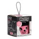 Peluche Hetty limpiador de pantalla rosa y negro