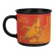 Taza de cambio al calor de Fortnite mostrando diseños de Peely y Fishstick