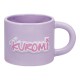 Taza Kuromi en relieve de Hello Kitty, color lila