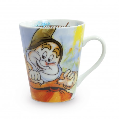 Caneca Os 7 Anões com design do Feliz