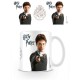 Taza de desayuno Harry Potter con imagen de Harry y logotipo