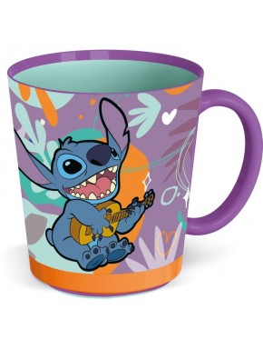 Taza antivuelco Aloha Stitch 410 ml con diseño Disney