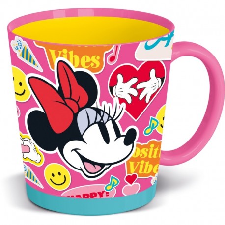 Tasse Minnie Mouse antichute 410 ml en tons roses