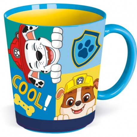 Taza antivuelco Patrulla Canina 410 ml con diseño colorido