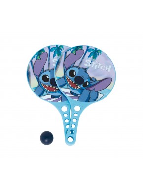 set de palas y pelota de Stitch, azul, Disney