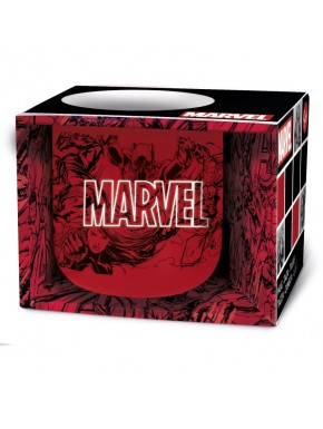 Taza roja de cómic Marvel 400 ml