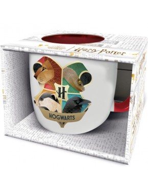 Taza Elite Casas Hogwarts Artist con escudo de Hogwarts