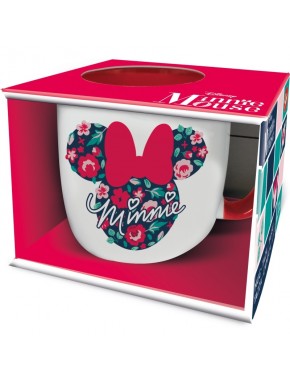 Taza Elite Minnie Mouse con diseño floral de 380 ml