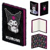 Caderno de Pelúcia Kuromi Sanrio Licenciado Oficialmente